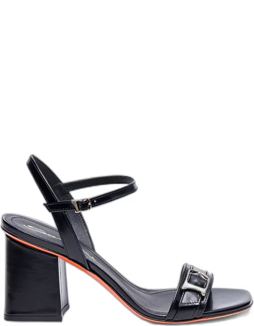 Calypso Leather Ankle-Strap Sandal