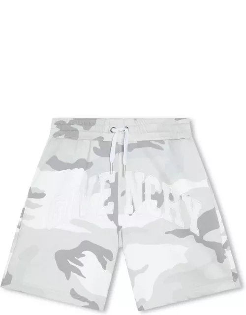 Givenchy Shorts With Camouflage Print