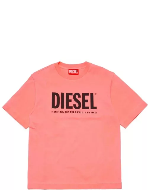 Diesel Tnuci Logo Printed Crewneck T-shirt