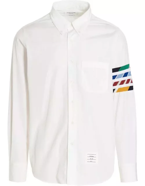 Thom Browne 4-bar Button-up Shirt