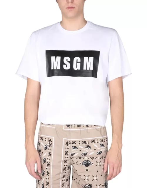 MSGM T-shirt With Logo Box