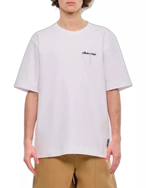 Fendi Made In Fendi T-shirt White