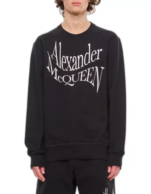 Alexander Mc Queen Cotton Sweatshirt Black