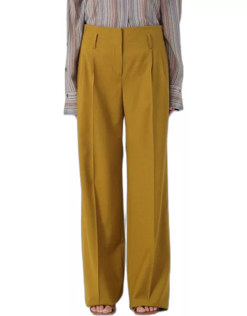 Trousers PAUL SMITH Woman colour Yellow
