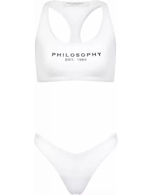 Philosophy di Lorenzo Serafini White Lycra Bikini