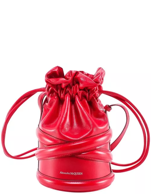 Alexander McQueen Logo Detailed Drawstring Bucket Bag