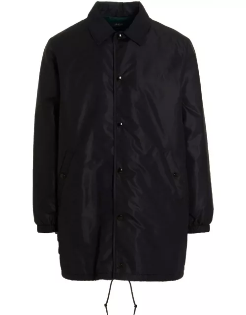 A.P.C. Drawstring Buttoned Jacket
