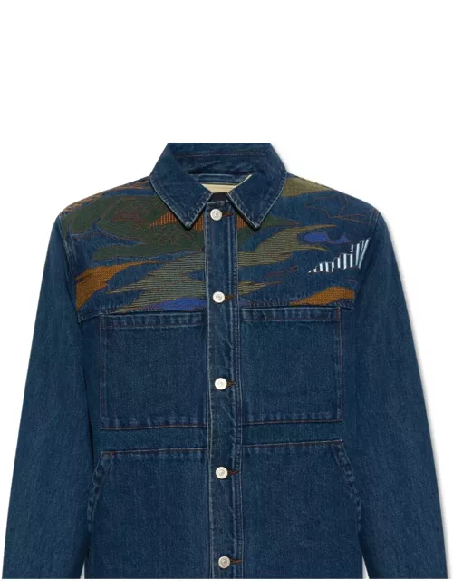 PS by Paul Smith Ps Paul Smith Embroidered Denim Jacket