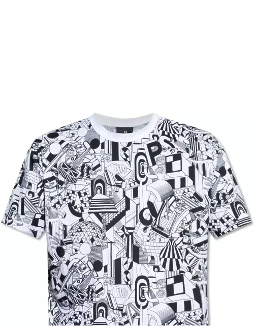 PS by Paul Smith Ps Paul Smith Patterned T-shirt