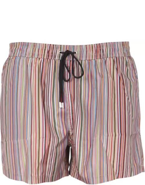Paul Smith Multicolor Stripes Swimsuit