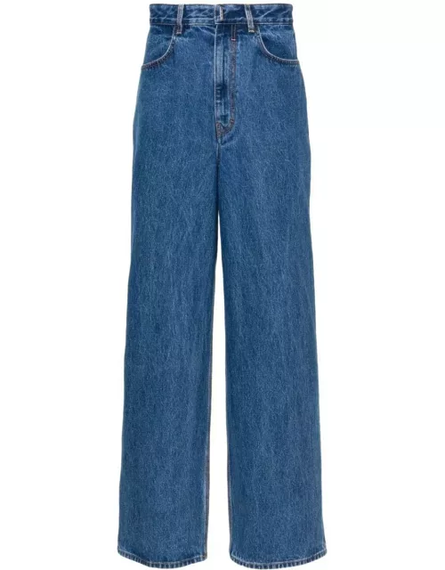 Givenchy Low Crotch Wide-leg Jean
