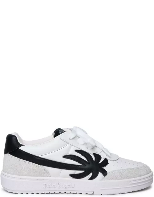 Palm Angels palm Beach University White Leather Sneaker