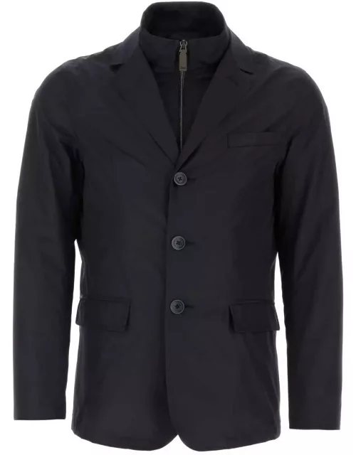 Herno Buttoned Layered Jacket