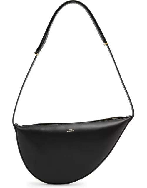 Totême Scoop Leather Shoulder bag - Black