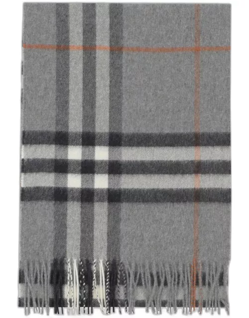 Burberry Cashmere Scarf With Check Pattern