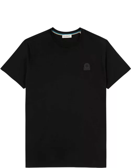 Sandbanks Logo Cotton T-shirt - Black