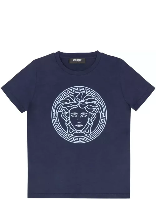Versace Medusa Head-printed Crewneck T-shirt