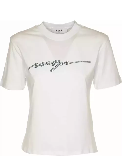 MSGM Embellished T-shirt