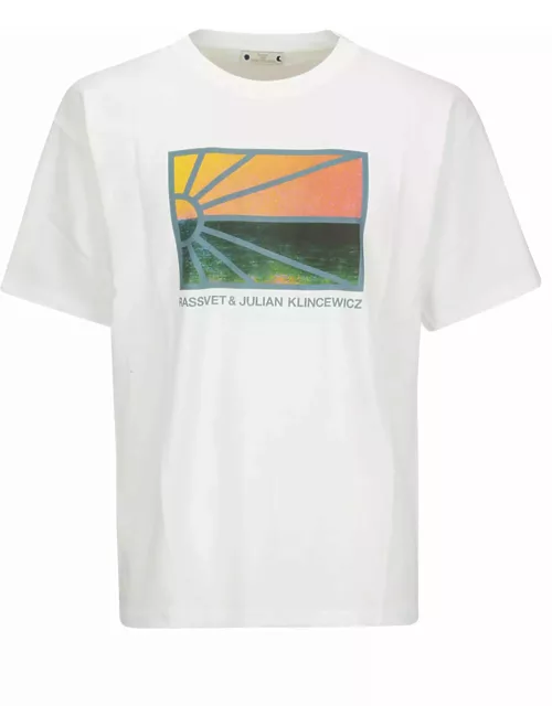 Rassvet Men Sunset Logo Tee Shirt Knit