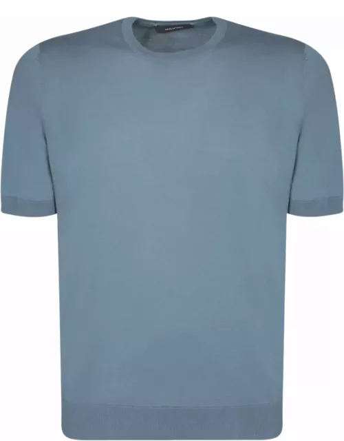 Tagliatore Short Sleeves Petrol T-shirt