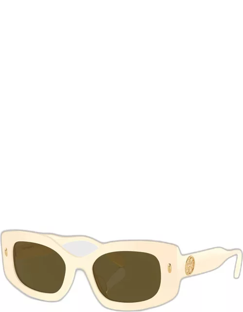Monogram Beveled Rectangle Sunglasse