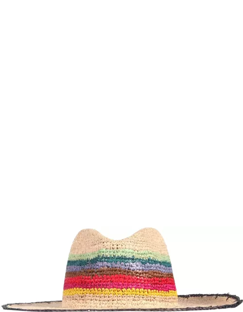 Paul Smith Wide-bhemmed Straw Hat