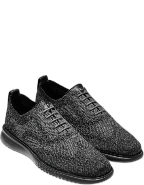 Cole Haan Men's 2.Zerogrand Stitchlite Oxford Sneakers, Dark Grey, 12 D Width