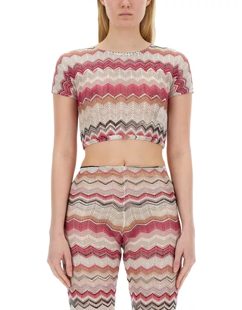 missoni top cropped
