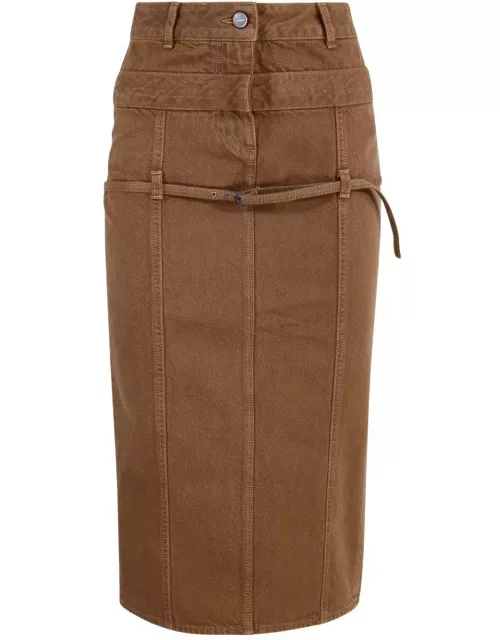 Jacquemus Denim Back-slit Skirt