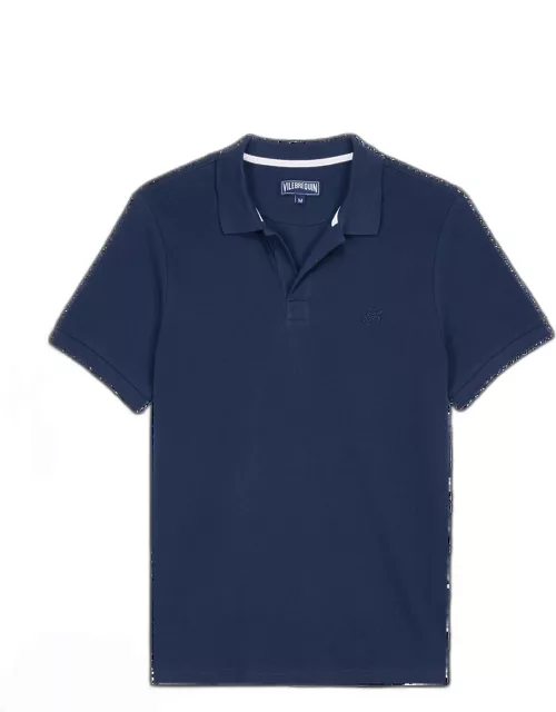 Men Organic Cotton Pique Polo Shirt Solid - Polo - Palan - Blue