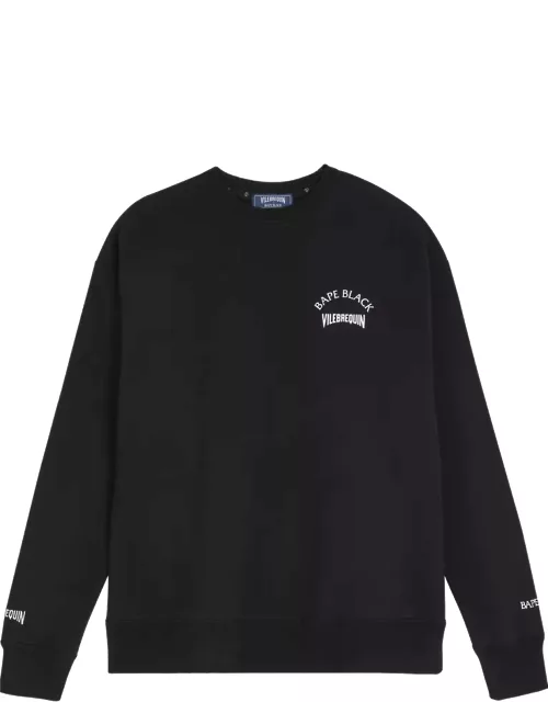Men Sweatshirt Turtles Printed - Vilebrequin X Bape® Black - Sweater - Swape - Black