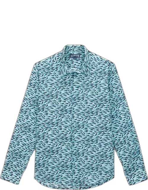 Unisex Cotton Voile Lightweight Shirt Gulf Stream - Shirt - Caracal - Blue