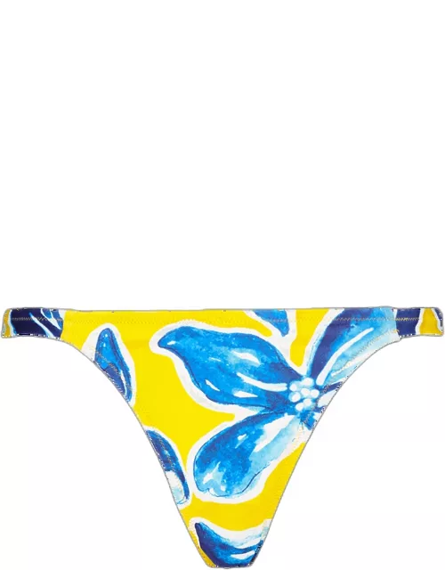 Women Tanga Bikini Bottom Raiatea - Swimming Trunk - Fraz - Yellow
