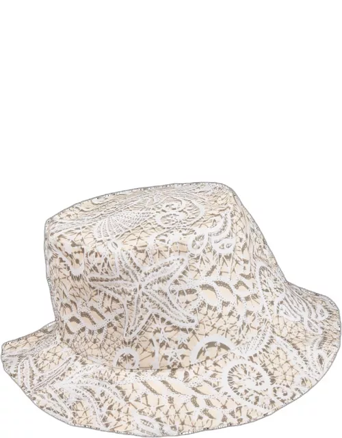 Women Bucket Hat Dentelles - Hat - Boheme - White