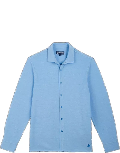 Men Cotton Shirt - Shirt - Calandre - Blue