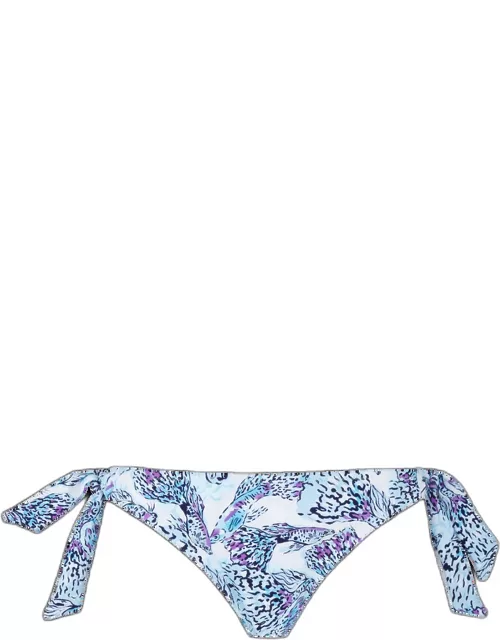 Women Side Tie Bikini Bottom Isadora Fish - Swimming Trunk - Flamme - White