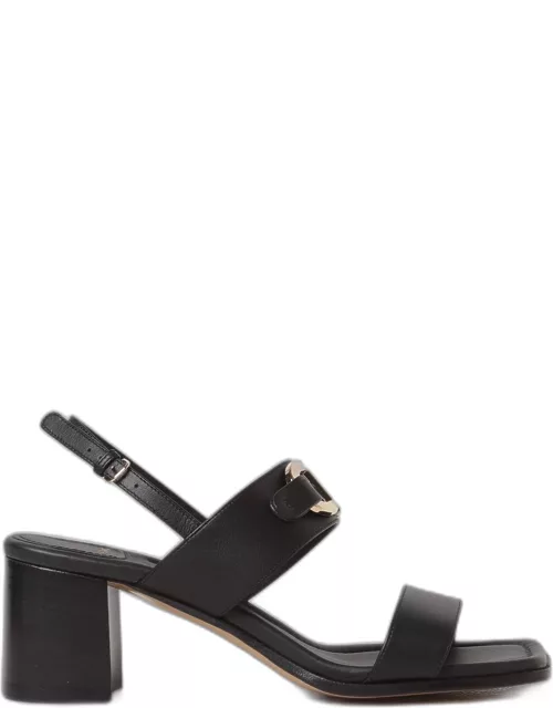 Heeled Sandals FERRAGAMO Woman colour Black