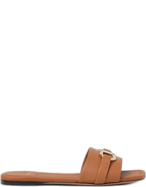Flat Sandals FERRAGAMO Woman colour Brown