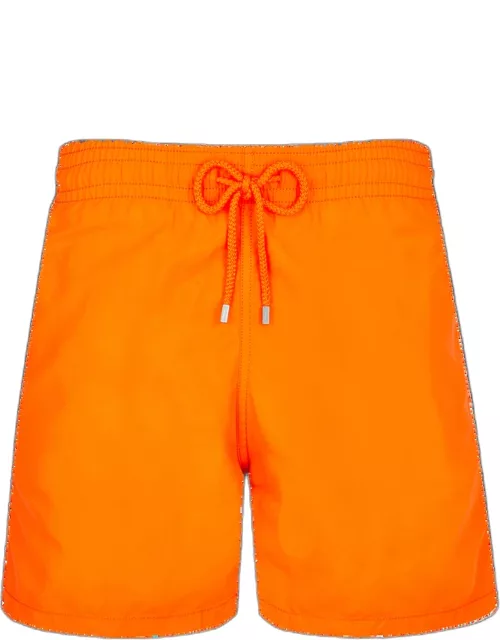 Men Swim Trunks Solid - Swimming Trunk - Moorea - Orange