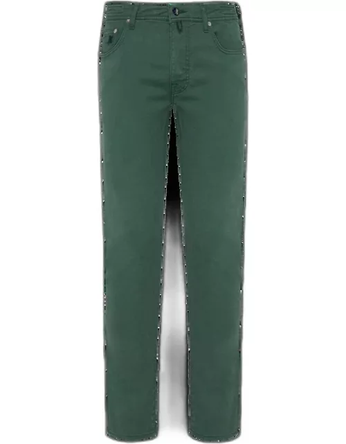 Men 5-pockets Tencel Gabardine Pants - Jeans - Gbetta18 - Green
