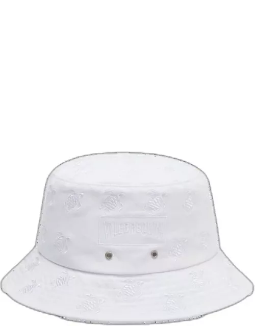 Embroidered Bucket Hat Turtles All Over - Hat - Boom - White