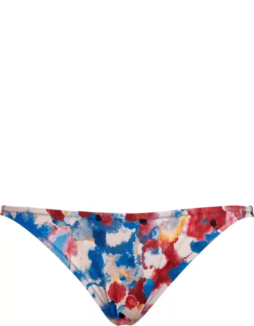 Women Bikini Bottom Flowers In The Sky - Swimming Trunk - Lili - Blue