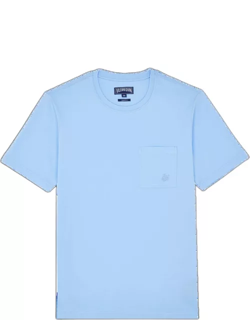 Men Organic Cotton T-shirt Solid - Tee Shirt - Titan - Blue