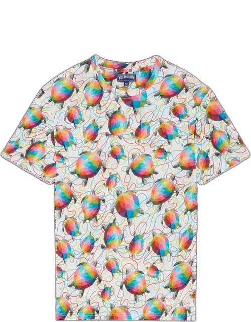 Men Organic Cotton T-shirt Tortugas - Vilebrequin X Okuda San Miguel - Tee Shirt - Tareck - Multi