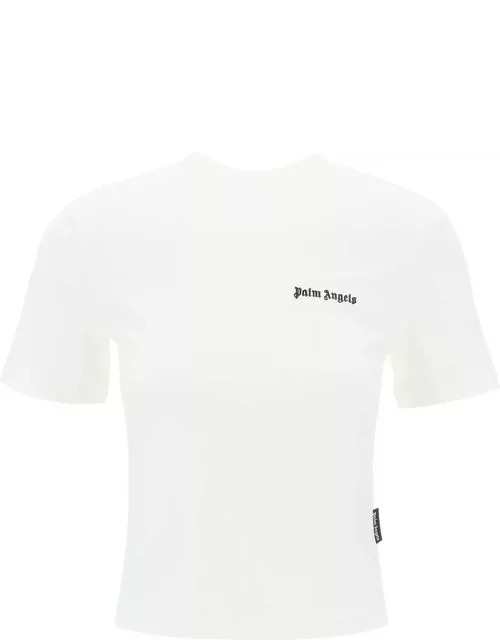 PALM ANGELS "round-neck t-shirt with embroidered