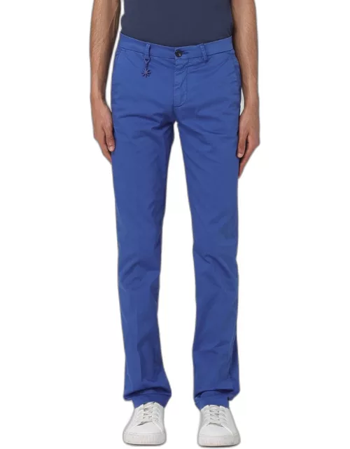 Trousers MANUEL RITZ Men colour Blue