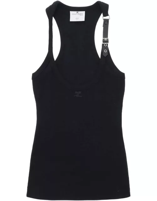 COURREGES "Top Holistic with buckle detai