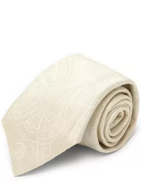 Panama silk Paisley tie