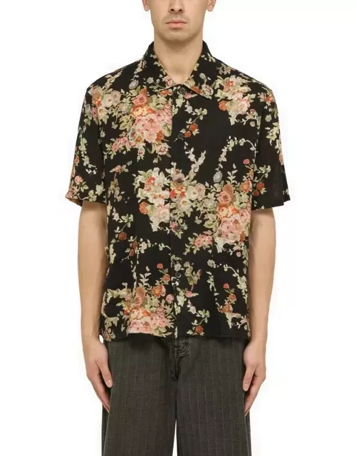 Cotton floral print shirt