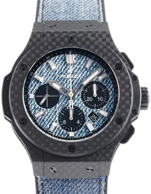 Hublot Blue Carbon Big Bang 301.QX.2740.NR.JEANS16 Automatic Men's Wristwatch 44 m